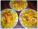 Poulet et pommes de terre au curry (double cuisson)