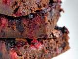 Brownies aux fruits rouges