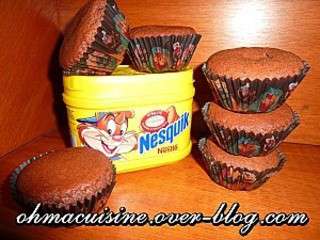 Muffins au Nesquik