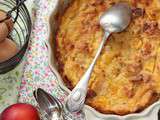 Clafouti aux nectarines et aux amandes