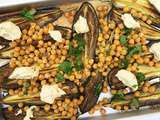 Aubergine sauce tahina aux pois chiches | Une recette végétarienne aux saveurs orientales