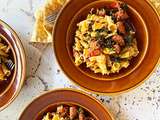 Giglio au chorizo, tomates et kale | Une recette de pâtes très parfumée