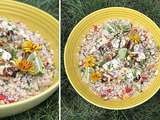 Salade de couscous perlé et halloumi | Une recette végétarienne