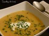 Velouté de légumes au chèvre frais de chez-calou (Tour en cuisine rapide n° 81)