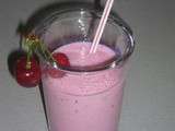 Milk shake fraise et cerise