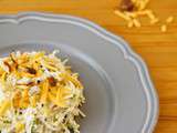 Céleri rémoulade, cheddar et noisettes