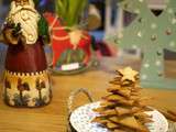 Sapin de Noël en Petits Sablés canelle-vanille