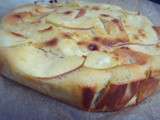  Light  apple cake (no butter)/ Gâteau aux pommes sans beurre