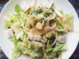 Salade d’hiver (céleri, fenouil, choux et pomme)/ Winter salad (celery, fennel, cabbage and apple)