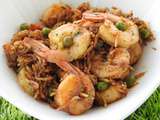 Riz cantonais aux crevettes (cookéo)