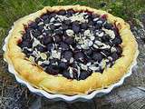 Tarte cerises et creme d'amande ( thermomix )