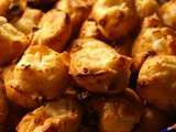 Gougère chèvre-lardons