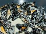 Moules au roquefort
