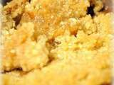 Crumble pomme-cannelle