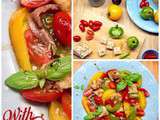 Balade Italienne à Turin # 2 & une Salade Panzanella Tomates Pain Poivron Anchois Basilic Parfaite pour les Déjeuners d' été