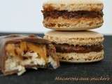 Macarons aux snickers