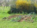 Potager en Carré en avril 2011