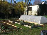 Potager en carré en mars 2011