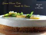 Gâteau panna cotta vanille/citron