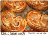 Palmiers Jambon-Fromage
