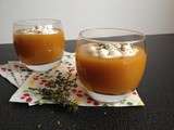 Soupe de carotte et chantilly au thym - Battle Food #16