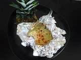 Papillotes de chèvre à l'ananas