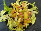Salade de grenailles aux lardons