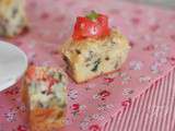 Mini cakes aux 2 saumons de Nicolas Bernardé