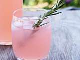 Limonade à la rhubarbe et au romarin/Rosemary Rhubarb Lemonade