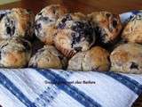 Muffins aux bleuets et à la vanille