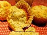 Muffins citron, ricotta et pavot
