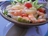 Cocktail de crevettes au pamplemousse