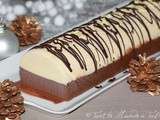 Bûche glacée vanille chocolat