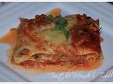 Lasagnes courgettes boeuf tomates