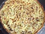 Quiche poireau et viande hachée