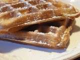 Enfin la recette des gaufres ... et en plus c'est une recette rapide