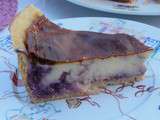 Flan patissier aux blueberries