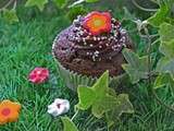 Cupcakes choco-framboise et Philadelphia Milka