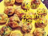 Muffins petits pois-carotte-Maroilles