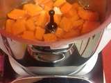 Soupe de courge muscade, carottes