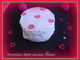 Tiramisu light saveur fraise
