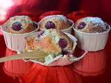 Cupcakes ricotta framboises