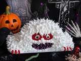 Gâteau monstre Yeti d’Halloween