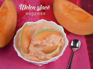 Melon glacé express, dessert d’été sans sorbetière