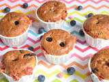 Muffins myrtilles pralines roses : à partager le 29 mai ! {jeu concours}