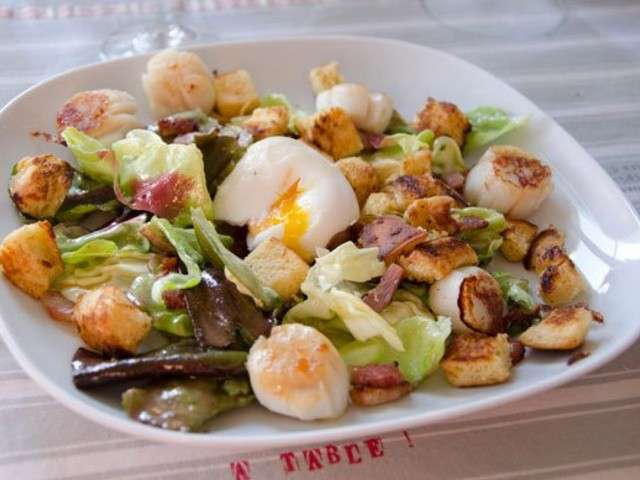 Recettes de Salade de saint jacques