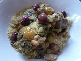 Tajine d'agneau aux citrons confits et aux olives violettes