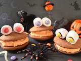 Whoopies monster {recette facile et amusante pour les enfants ☠ Halloween ☠}