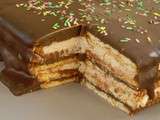 Gâteau d'anniversaire aux petits-beurre