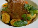 Jambonnettes de canard et leurs légumes